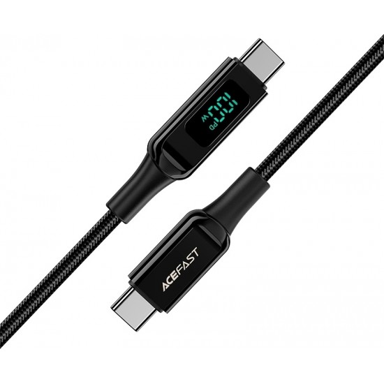 Acefast C6-03 Black USB-C - USB-C PD QC cable 100W 5A 480Mb/s 2m - black