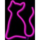 Neon LED Light CAT pink Bat + USB FLNE04 Forever Light