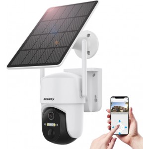 Choetech WiFi camera with Android/iOS control app + 5W solar panel (ASC005)