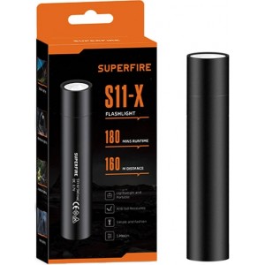 Superfire Mini flashlight Supfire S11-X, 700lm, USB