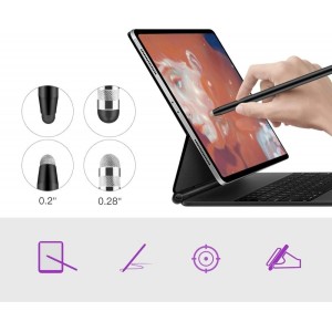 Tech-Protect USP100 4-TIP Touch Stylus Passive Pen - Purple