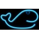 Neon LED Light WHALE blue Bat + USB FLNE19 Forever Light