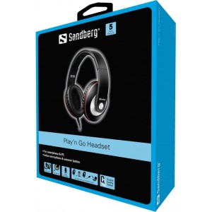 Sandberg 125-86 Playn Go Headset Black