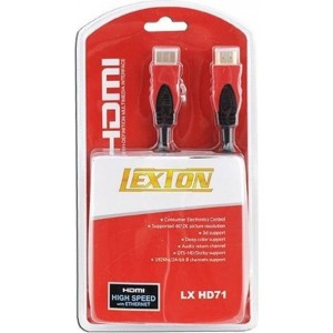 Cable HDMI-HDMI 1,5m red v1.4 blist.