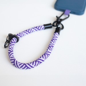 Universal wrist strap purple