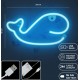 Neon LED Light WHALE blue Bat + USB FLNE19 Forever Light