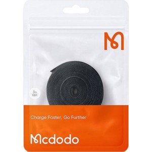 Mcdodo Velcro tape, cable organizer Mcdodo VS-0960 1m (black)