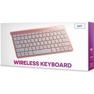 Telforceone Setty wireless keyboard rose gold