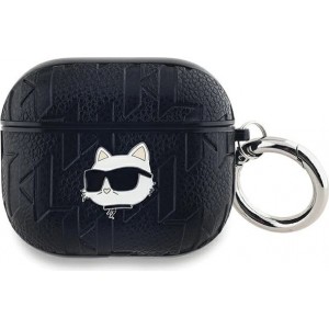 Karl Lagerfeld Monogram Choupette Head case for AirPods 3 - black