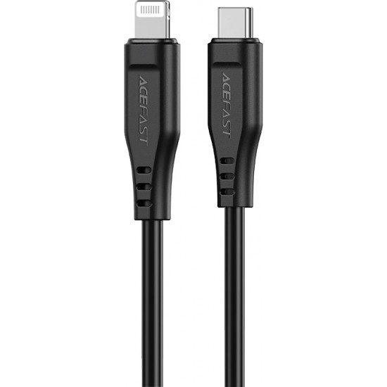 Acefast cable MFI USB Type C - Lightning 1.2m, 30W, 3A black (C3-01 black)