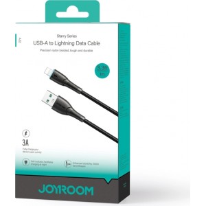 Joyroom Starry Series SA32-AL3 3A USB-A / Lightning cable 1m - black