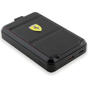 Ferrari Powerbank Ferrari Metal Logo MagSafe induction 15W 10000 mAh with stand function - black