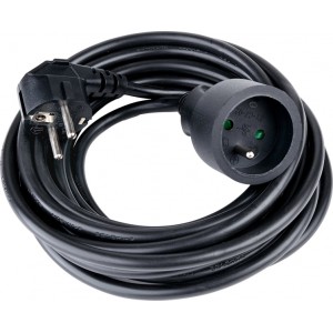 Hama Standard 5m Extension Cord - Black