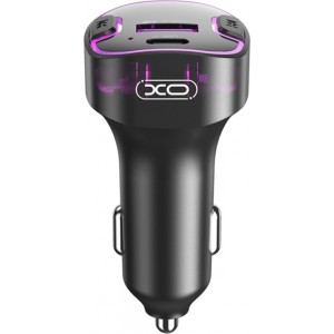 XO transmitter FM BCC12 Bluetooth MP3 car charger 3,1A black