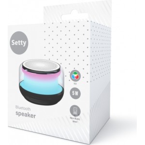 Setty speaker round RGB GB-700 black