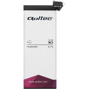 Qoltec Battery for iPhone 4G | 4 | 1420mAh