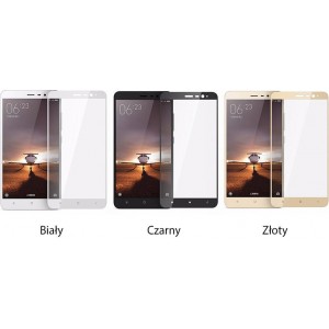 4Kom.pl Tempered glass full screen Xiaomi Redmi Note 3/ 3 Pro black