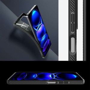 Spigen Etui Spigen Liquid Air do Xiaomi Redmi Note 12 Pro 5G / Poco X5 Pro 5G Matte Black