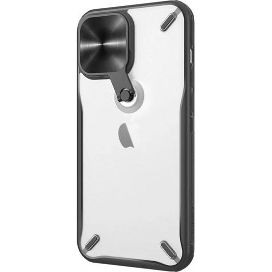 Nillkin Cyclops Case durable case with camera cover and foldable stand for iPhone 13 Pro black