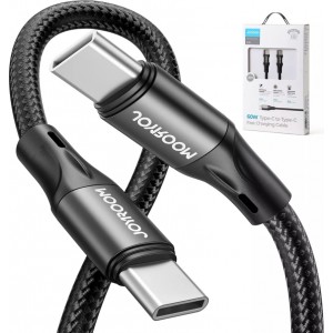 Joyroom fast charging / data cable USB Type C - USB Type C PD 60W 2m black (S-2030N1-60)