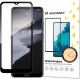 Wozinsky Tempered Glass Full Glue Super Tough Screen Protector Full Coveraged with Frame Case Friendly for Nokia 2.4 black