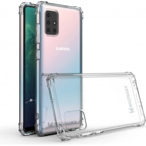 Wozinsky Anti Shock durable case with Military Grade Protection for Samsung Galaxy A72 4G transparent