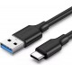 Ugreen cable USB 3.0 - USB Type C 1m 3A black (20882)