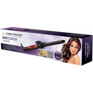 Esperanza Charlise EBL003 curling iron Black&red