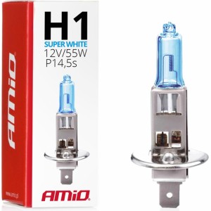 Amio Halogen bulb H1 12V 55W Super White