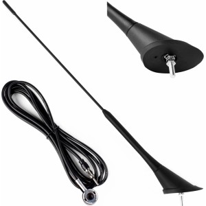 Amio Car Antenna 40cm 5mm adaptor 3m cord ANT07