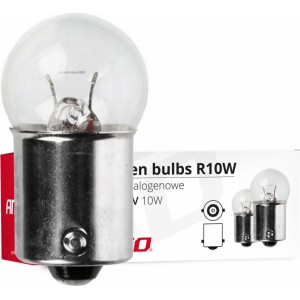 Amio Halogen bulbs R10W BA15s 12V 10W 10pcs