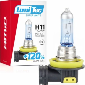 Amio Halogen bulb H11 12V 55W LumiTec Super White +120%