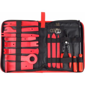 Amio Clip Radio Upholstery Removal Tool Kit 19 pcs with bag