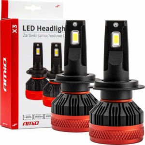 Amio LED Headlights X3 Series H7/H18 AMiO-02980