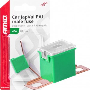 Amio Car JapVal PAL male fuses 48mm 40A AMIO-03419