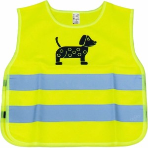 Amio Safety vest for kids yellow with certyficate DOG AMIO-03937