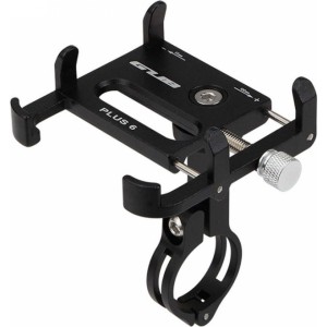 GUB Motorcycle bike holder GUB Plus 6 for smartphone aluminum black