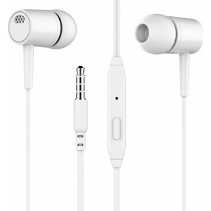 Alogy In-Ear Earphones Stereo Wired MiniJack Headphones White