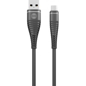 Forever Shark cable USB - microUSB 1,0 m 2A black