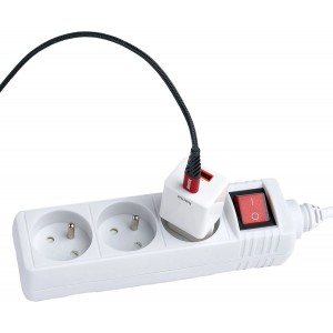 Hama Standard 3-socket power strip 1.5m - white