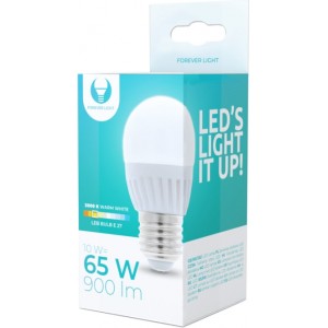 Telforceone LED bulb E27 G45 10W 230V 3000K 900lm ceramic Forever Light