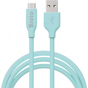 Bioio cable USB - microUSB 1,0 m 2,4A blue