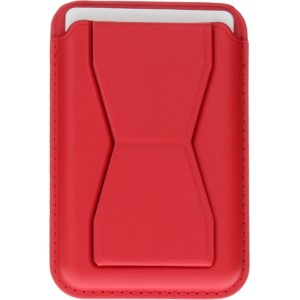 Card holder with stand red