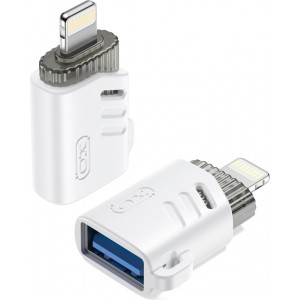 XO adapter NB256A OTG USB - Lightning white