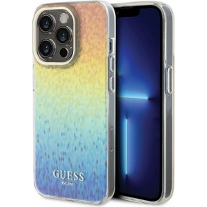 Guess case for iPhone 14 Pro 6,1" GUHCP14LHDECMI HC IML FACETED MIRROR DISCO IRIDESCENT