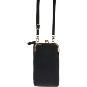 2in1 phone bag black