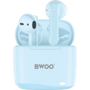 BWOO wireless TWS earphones BW94-BU blue