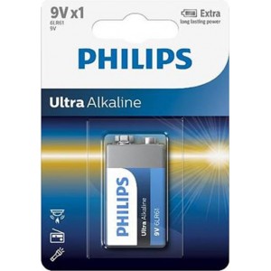 Battery PHILIPS 6LR61 9V Ultra Alkaline