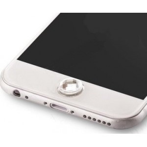 Mocco Universal Home Button Стикер Украшение Apple iPhone / iPad Серебряный