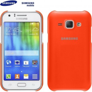 Samsung EF-PJ100BOE Оригинальный чехол для Samsung J100H Galaxy J1 Оранжевый